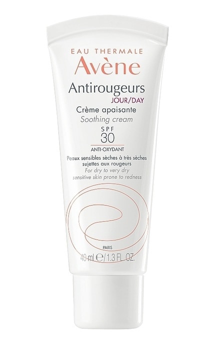 AVENE-Крем для лица Avene Antirougeurs для сухой и очень сухой кожи склонной к покраснениям SPF 30 Увлажняющий 40 мл-3282770203554