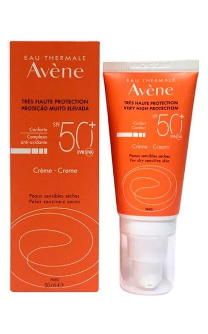 AVENE-Сонцезахисний крем Avene Face Cream SPF50+ Dry Sensitive Skin 50 мл-3282770149487