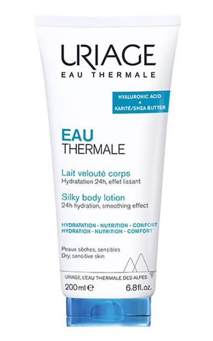 URIAGE-Молочко для тела Uriage Eau Thermale Увлажнение и смягчение 24 часа для сухой кожи 200 мл-3661434004698