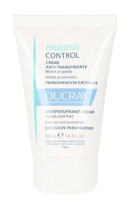 DUCRAY-Крем-антиперспірант Ducray Hidrosis Control Antiperspirant Cream Face-Hands-Feet 50 мл -3282770390025
