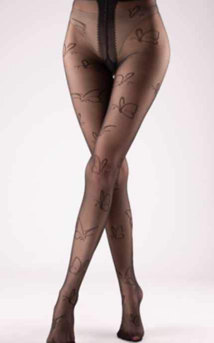 ART G FASHION-Колготки жіночі ArtG Butterfly 40 den crema розмір М-2000115548440