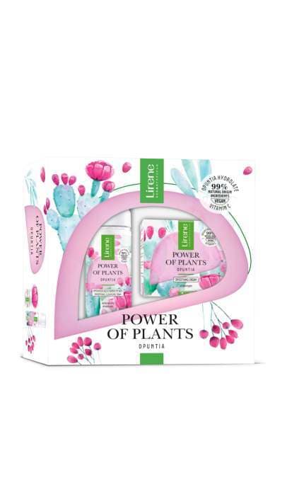 LIRENE-Набір подарунковий Lirene Opuntia (розгладжувальний крем для обличчя, 50 мл+Розгладжувальний гель для вмивання, 200 мл)-5900717073135
