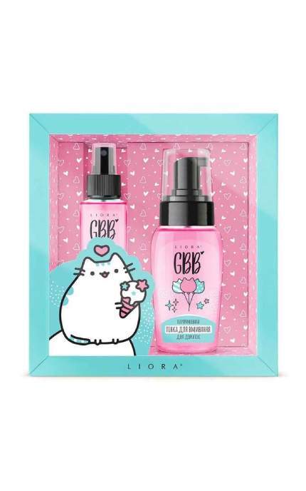 LIORA-Набір для дівчат Liora Gbb парфумована пінка для вмивання GBB 160 мл + Парфумований міст для тіла GBB 150 мл-4823106003685