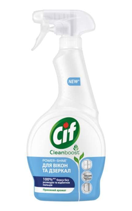 CIF-Средство для мытья окон и зеркал Cif Power and shine 500 мл-8720182787576