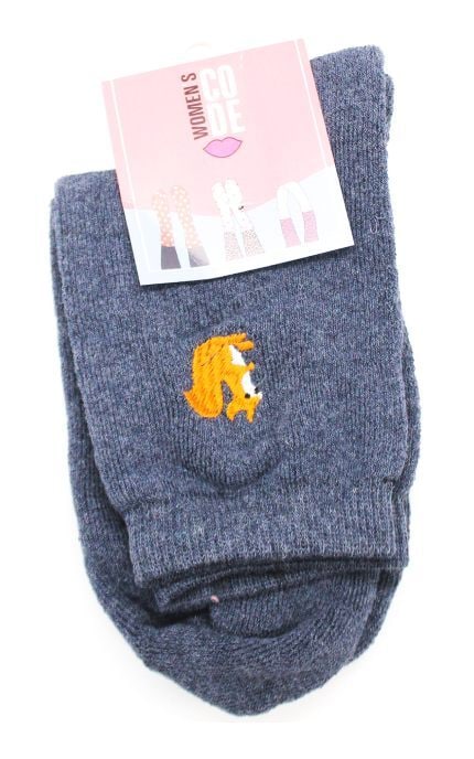 WOMEN'S CODE-Шкарпетки жіночі Women's Code з вишивкою 23-25-4820203329380