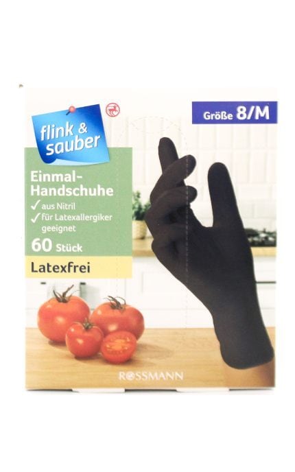 FLINK and SAUBER-Перчатки нитриловые М Flink&Sauber 1 пара-4305615944753