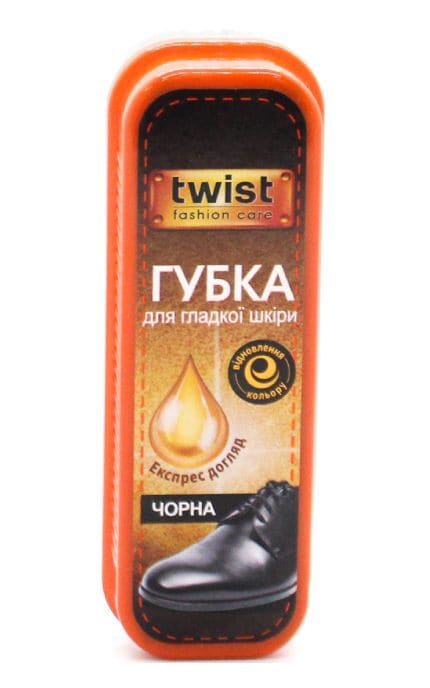 TWIST-Губка для обуви Twist черная 1 шт-4820185021814