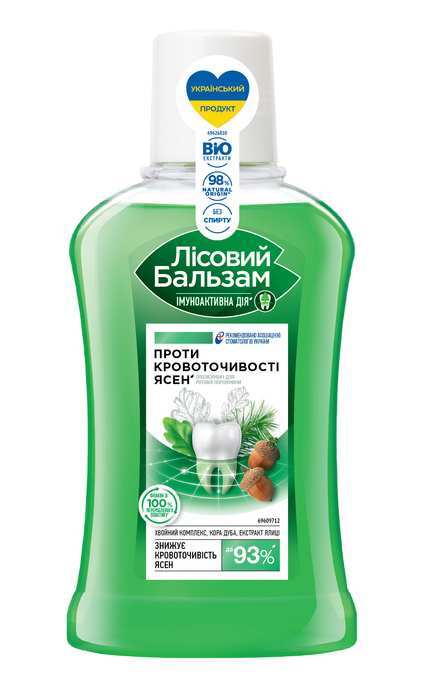 ЛІСОВИЙ БАЛЬЗАМ-Ополіскувач для ясен Лісовий бальзам Кора дуба та ялиця 250 мл-8720633006317