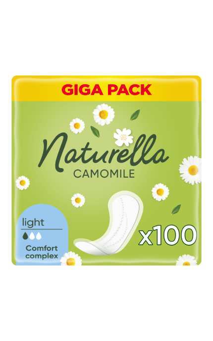NATURELLA-Прокладки ежедневные Naturella Camomile Light 100 шт -8001090603807