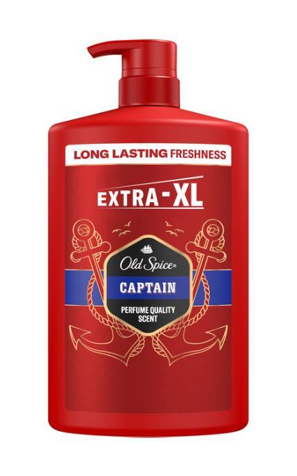 OLD SPICE-Гель для душу + шампунь Old Spice 3-в-1 Captain 1000 мл-8006540818824