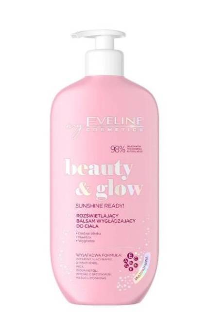 EVELINE-Лосьон для тела Eveline Beauty & Glow Эффект Сияния 350 мл-5903416040477