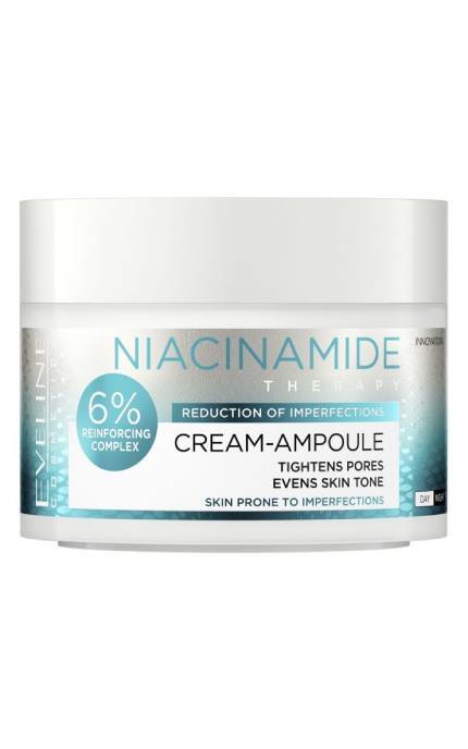 EVELINE-Крем-ампула для обличчя Eveline Cosmetics Niacinamide Therapy Звуження пор 50 мл-5903416070481