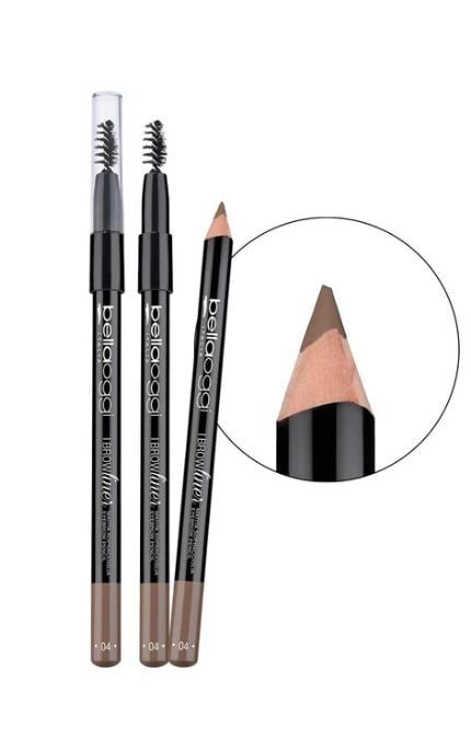 BELLAOGGI-Карандаш для бровей BellaOggi I Brow Liner Eyebrow Pencil 04 1 шт-8028997053306