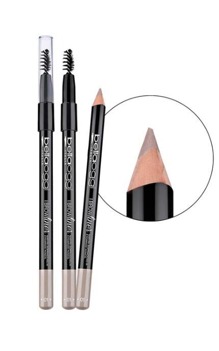 BELLAOGGI-Карандаш для бровей BellaOggi I Brow Liner Eyebrow Pencil 01 1 шт-8028997053214