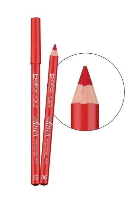 BELLAOGGI-Карандаш для губ Bellaoggi Lip Liner 06 1 шт-8028997055379