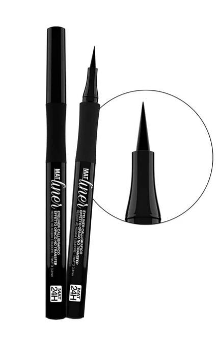 BELLAOGGI-Підводка для очей Bellaoggi Mat Liner Black 1 шт-8028997103865