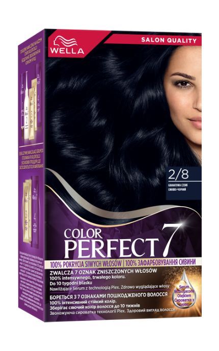 WELLA COLOR PERFECT-Фарба для волосся стійка Wella Color Perfect 7 2/8 Синьо-чорний 120 мл-4064666598260