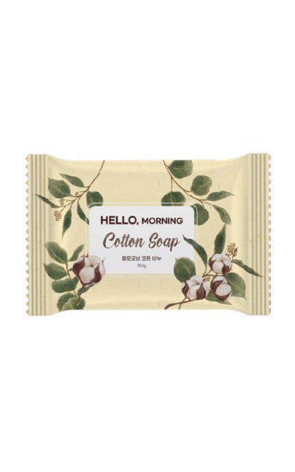 -Мыло твердое Hello, Morning Cotton 150 г-8809925101876