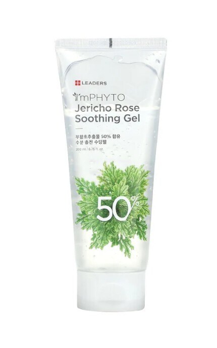 LEADERS-Гель для лица Leaders Jericho Rose Soothing Gel Увлажняющий 200 мл-8809672284105