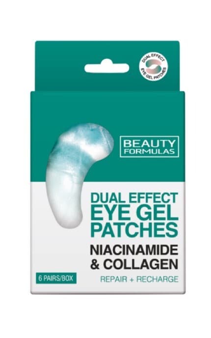 BEAUTY FORMULAS-Патчі для очей Unbranded Niacinamid&Collagen 6 шт-5012251013888