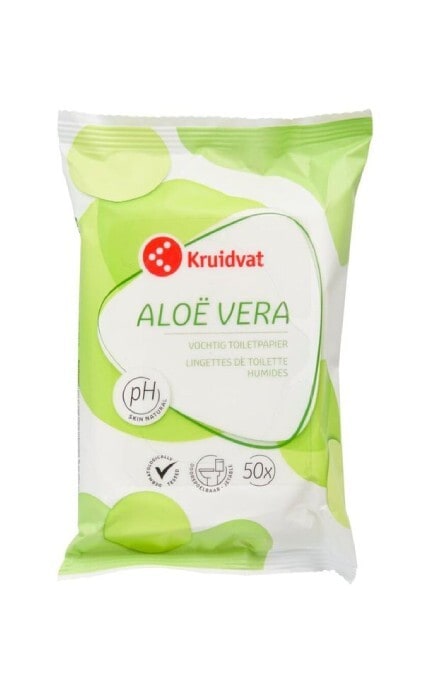KRUIDVAT-Вологий туалетний папір Kruidvat Aloe Vera 50 шт-8720674120317