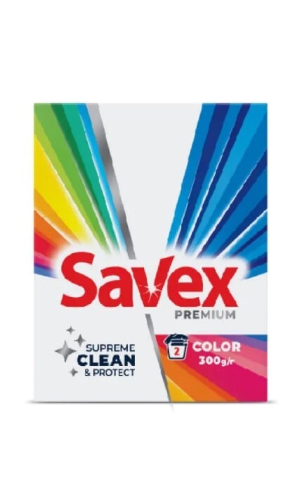 SAVEX-Стиральный порошок Savex Premium Color 2в1 автомат 300 г-3800024049194