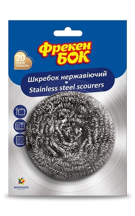 ФРЕКЕН БОК-Кухонный скребок из нержавеющей стали Фрекен Бок 1 шт-4820048480765