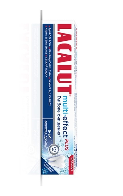 LACALUT-Зубна паста Lacalut Multi Effect Plus Глибоке очищення 75 мл-4016369691991