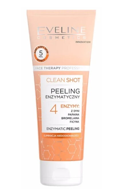EVELINE-Пілінг для обличчя Eveline Clean Shot Ензимний 75 мл-5903416067269