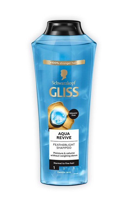 Gliss-Зволожуючий шампунь для волосся Gliss Hair Repair Aqua Revive 400 мл-9000101659214