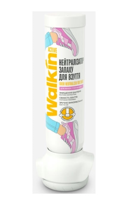 WALKIN ACTIVE-Нейтрализатор запаха для обуви женский Walkin active WA007 100 мл-4820184442634