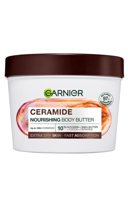 GARNIER-Крем для тела Garnier Body Superfood Какао для очень сухой кожи тела, 380 мл-3600542470438