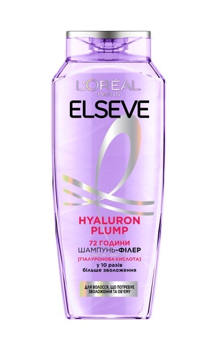ELSEVE-Шампунь-філер для зволоження волосся L`Oreal Paris Elseve Hyaluron Plump 250 мл-3600524029494