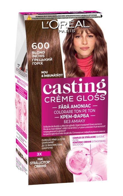 CASTING CG-Фарба для волосся без аміаку Сasting Creme Gloss 600 темно-русявий 1 шт-3600521249970