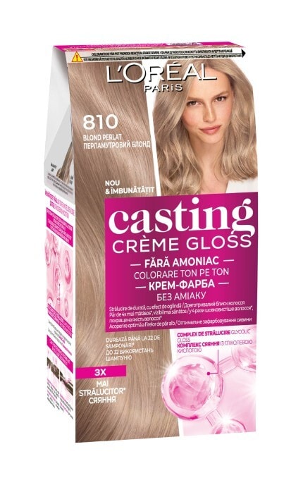 CASTING CG-Краска для волос без аммиака Сasting Creme Gloss 810 перламутровый русый 1 шт-3600521250051