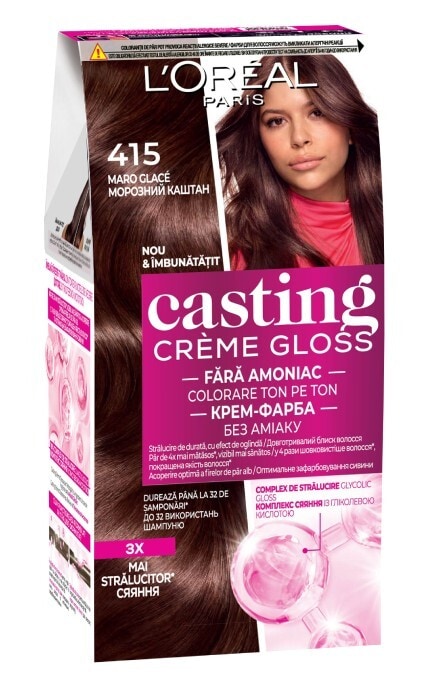 CASTING CG-Краска для волос без аммиака Сasting Creme Gloss 415 морозный каштан 1 шт-3600521249895