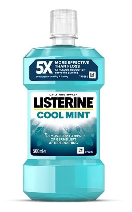 LISTERINE-Ополіскувач для ротової порожнини Listerine Cool mint 500 мл-5010123703585