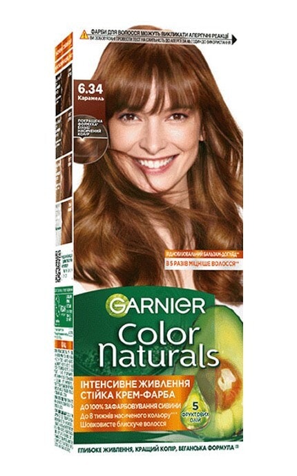 COLOR NATURALS-Фарба для волосся Garnier Color Naturals 6.34 Карамель-3600540199546