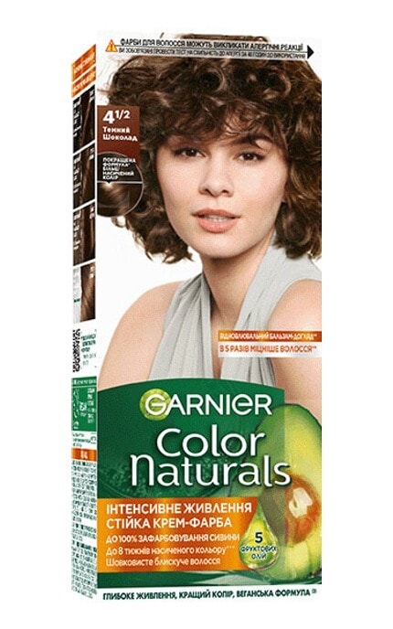 COLOR NATURALS-Краска для волос Garnier Color Naturals 4 1/2 Темный шоколад-3600540999153