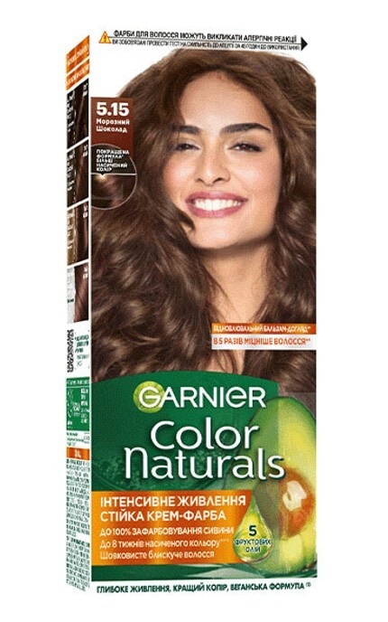 COLOR NATURALS-Краска для волос Garnier Color Naturals оттенок 5.15 Морозный шоколад-3600540999139