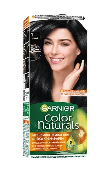 COLOR NATURALS-Краска для волос Garnier Color Naturals 1 Черный-3600541091641