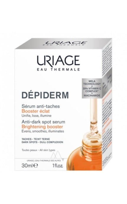 URIAGE-Сыворотка для лица Uriage Depiderm Brightening Booster Anti-Dark Spot Serum осветляющая 30 мл-3661434009754