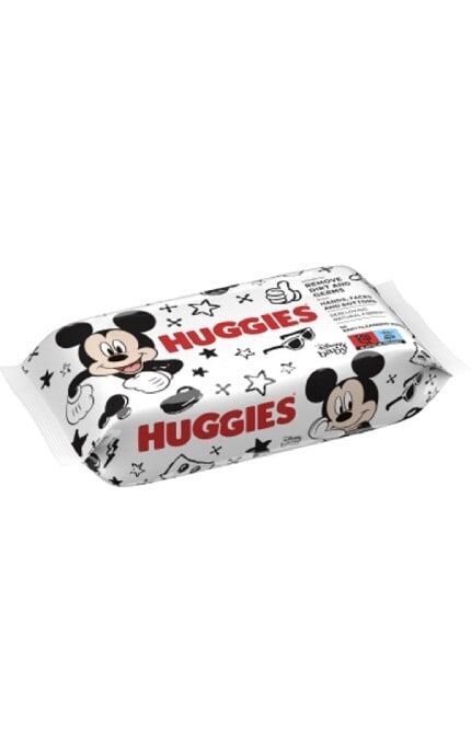 HUGGIES-Вологі серветки Huggies Mickey Mous дитячі 56 шт-5029053580371