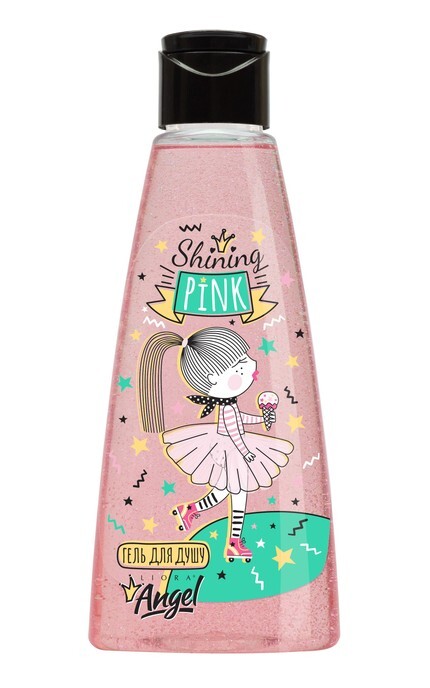 LIORA-Гель для душа Angel Liora shining pink для девочек 150 мл-4823106001025