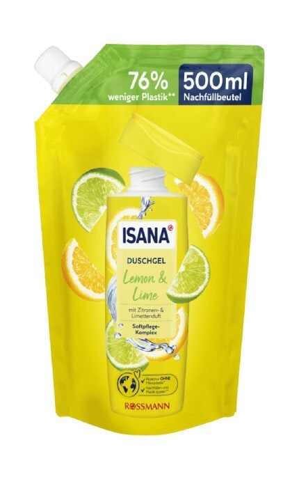 ISANA-Гель для душу Isana Lemon&Lime 500 мл-4305615957074