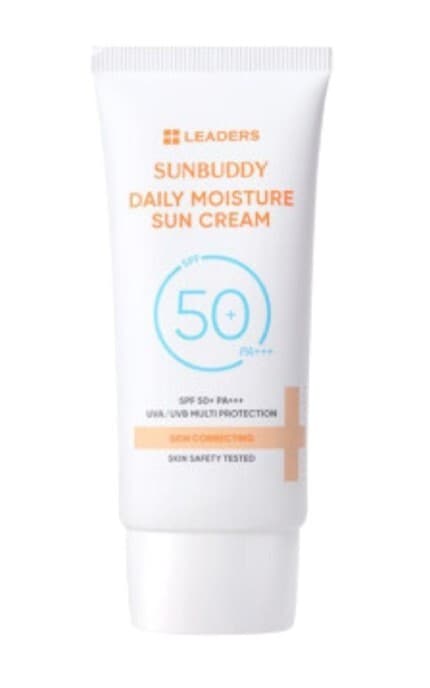 LEADERS-Крем для обличчя Sunbuddy Daily Moisture Sun SPF50+ зволожуючий 50 мл-8809672282804