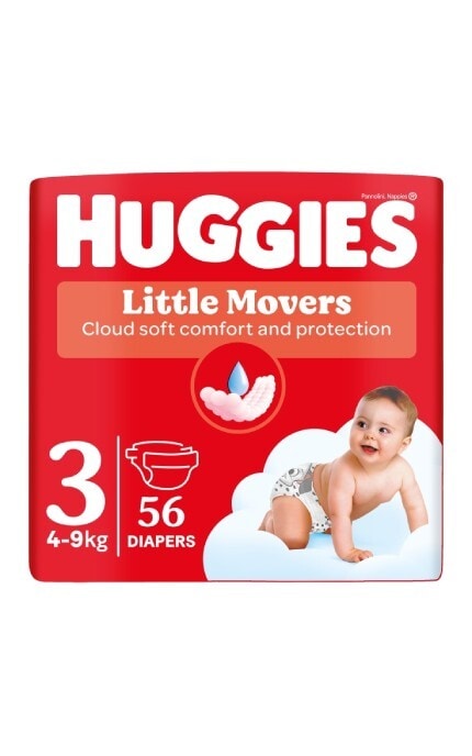 HUGGIES-Подгузники детские Huggies Ultra Comfort размер 3 4-9 кг 56 шт-5029053567570