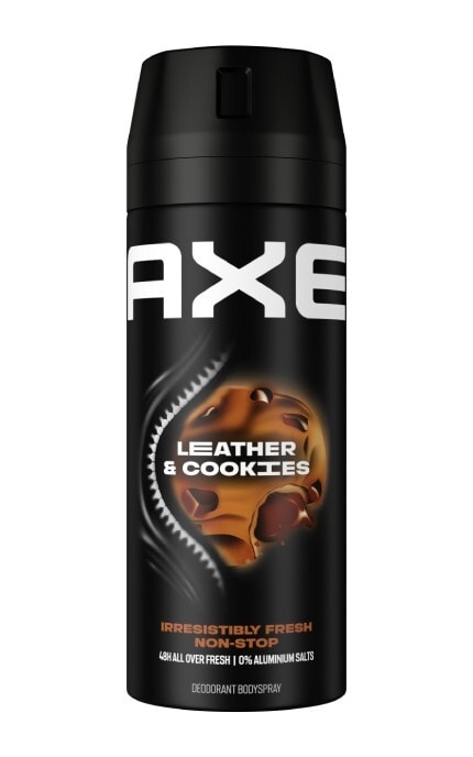AXE-Дезодорант-спрей для тела Axe Leather&Cookies для мужчин 150 мл-8710447285428
