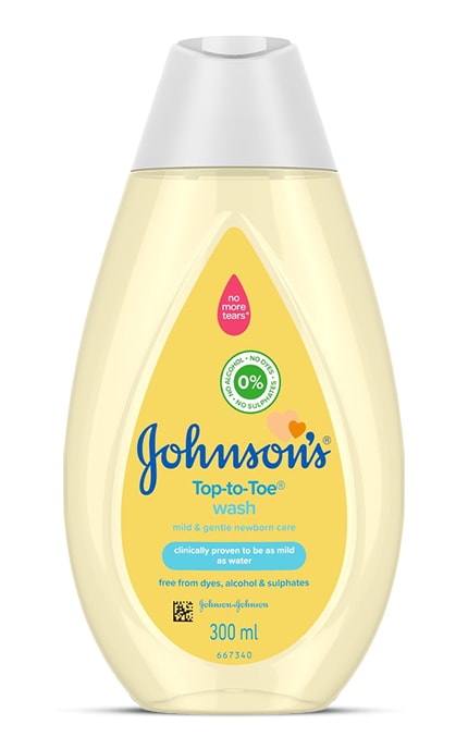 JOHNSON'S-Пінка-шампунь для купання Johnson's Baby Від маківки до п'ят 300 мл-3574669909976