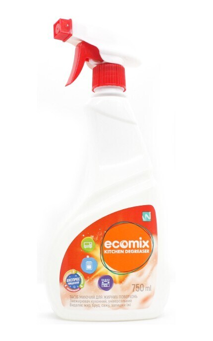 ECOMIX-Засіб миючий Ecomix для жирних поверхонь 750 мл-4820174693121